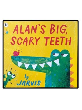BUNDLE & SAVE 🐊 Alan's Big, Scary Teeth Large, softcover book by JARVIS